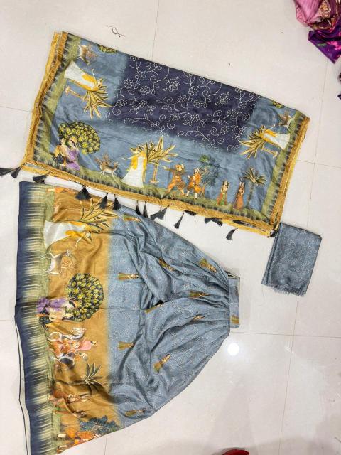 Artriddhs Dola silk D NO DEGITAL 21 Lehenga choli manufacturer in Surat